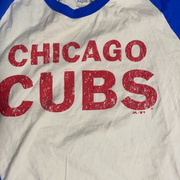 Men’s Chicago Cubs 3/4 sleeve shirt - Picture 2 of 5